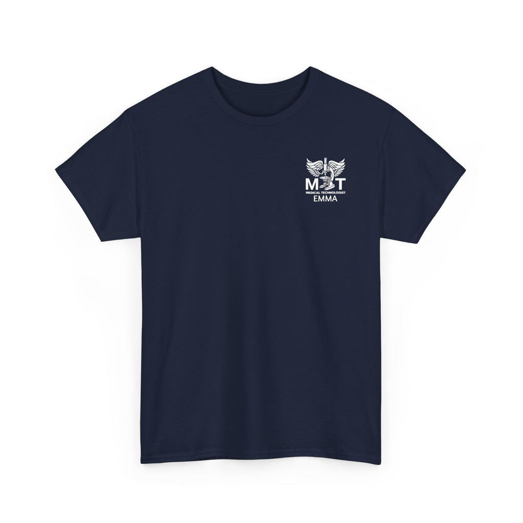 Medical Technologist Logo T‑Shirt — Personalized Name Graphic Tee