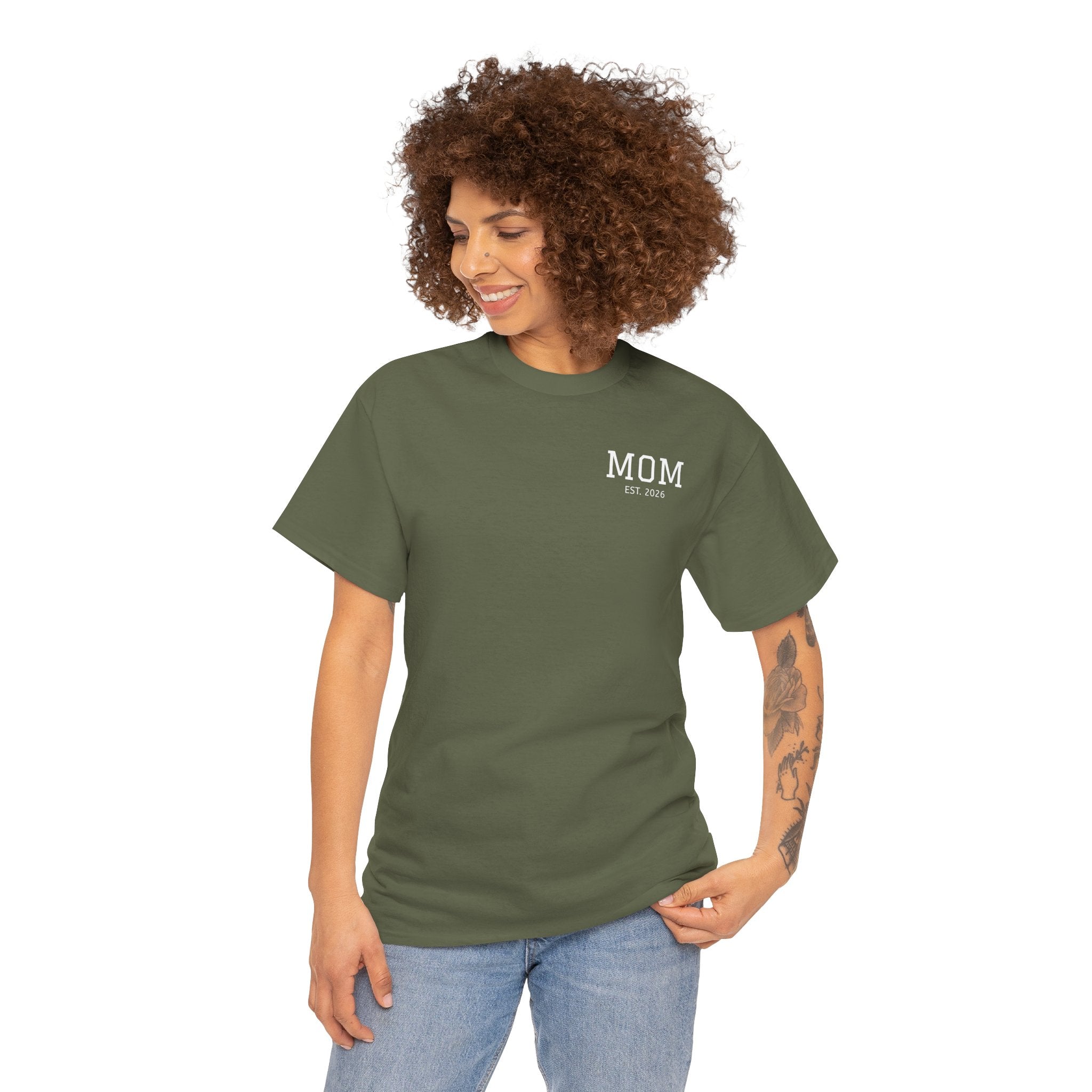 Mom Logo T-Shirt — Personalized Name Graphic Tee