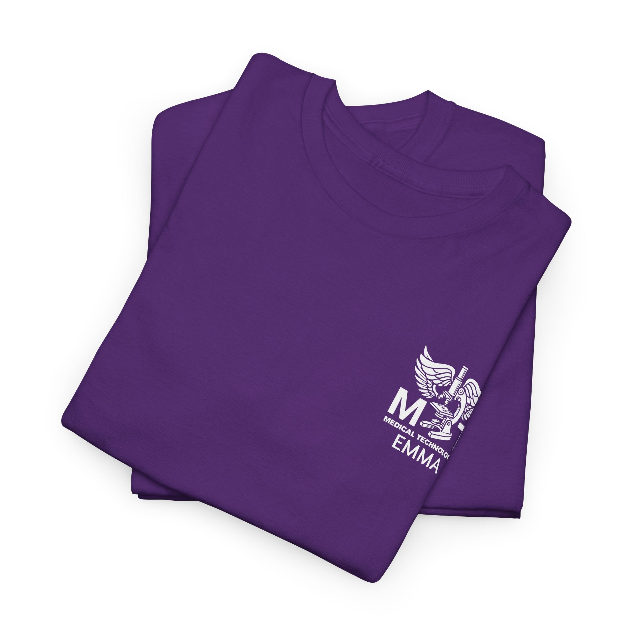 Medical Technologist Logo T‑Shirt — Personalized Name Graphic Tee