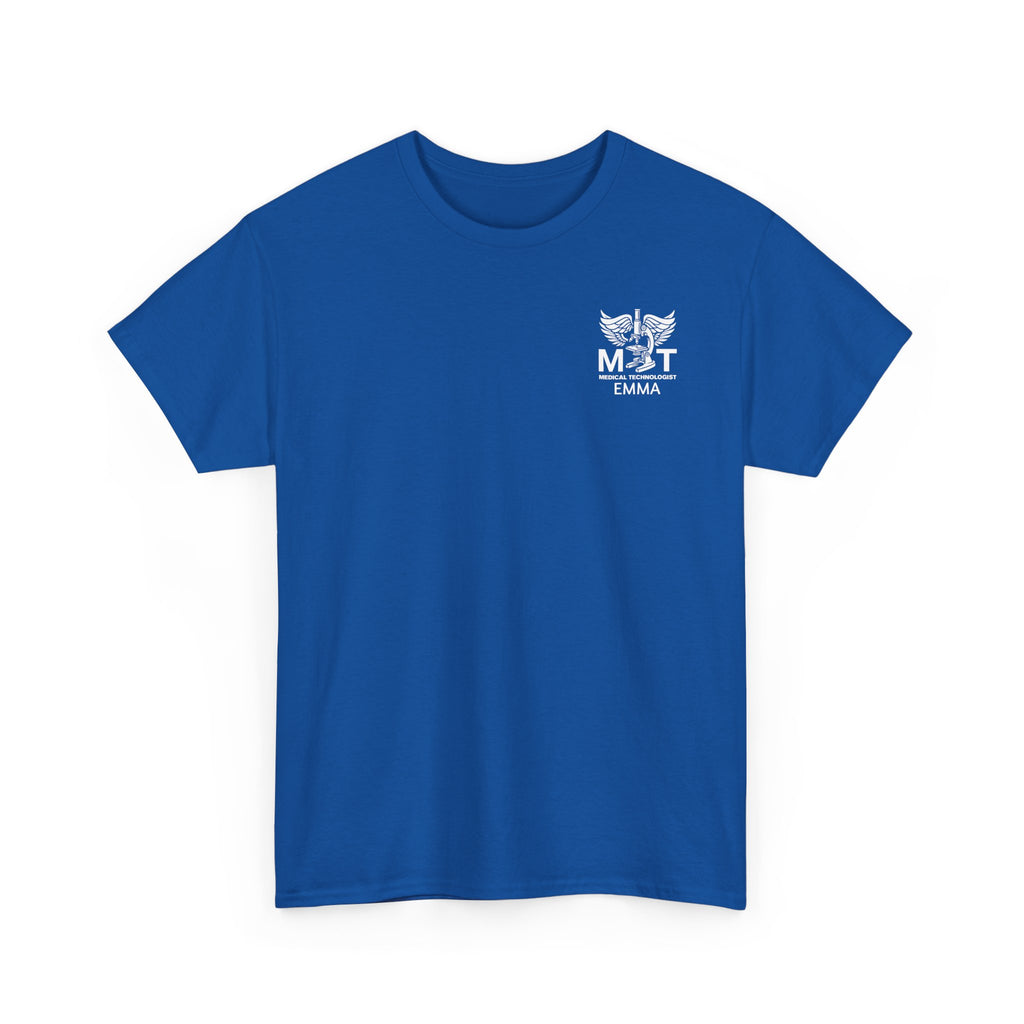 Medical Technologist Logo T‑Shirt — Personalized Name Graphic Tee