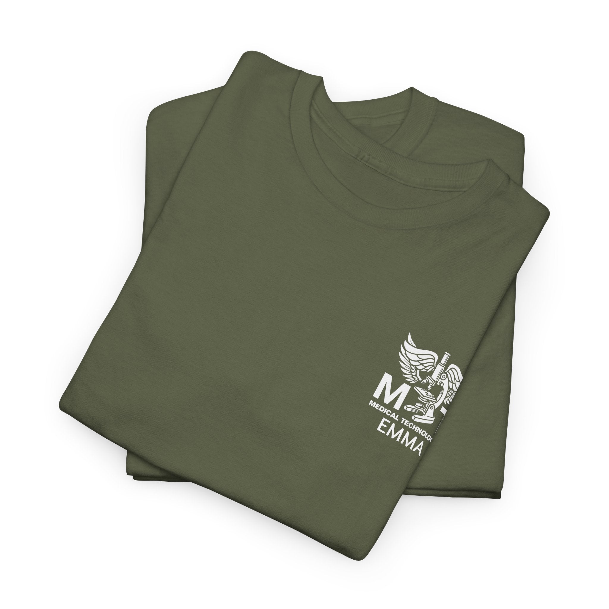 Medical Technologist Logo T‑Shirt — Personalized Name Graphic Tee