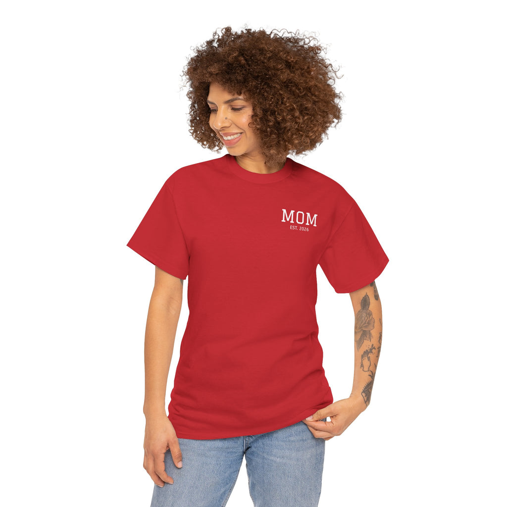 Mom Logo T-Shirt — Personalized Name Graphic Tee